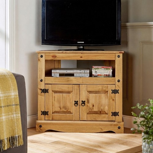Corona pine stand - pine, 2-door