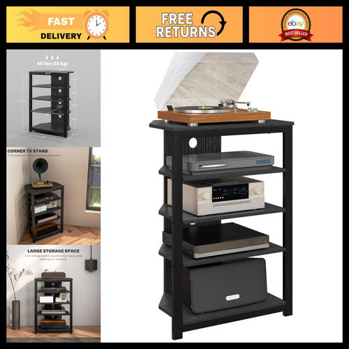 Tier media stand audio rack - audio,