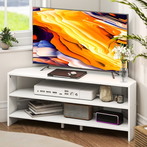 Homcom corner stand - tv, tv