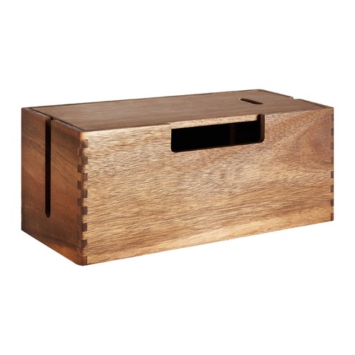 Spacious cable management box - management,